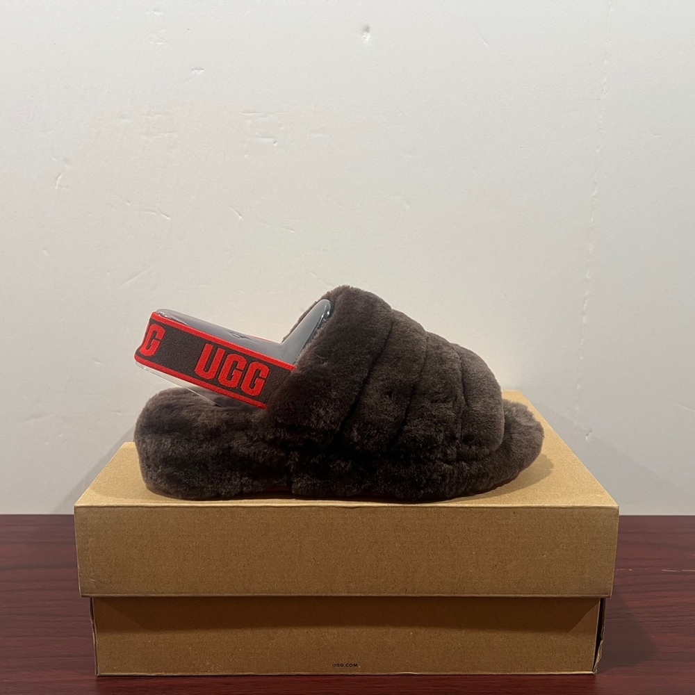 Ugg Fluff Yeah Slide, 1095119, Brown